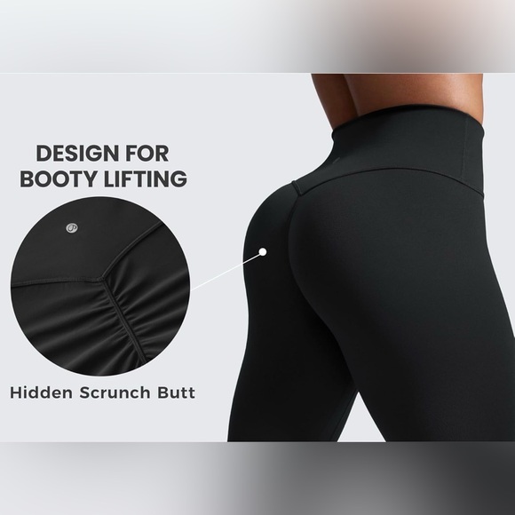 CRZ YOGA Secretsculpt Butterlift Workout Leggings 25" size M - Picture 3 of 5